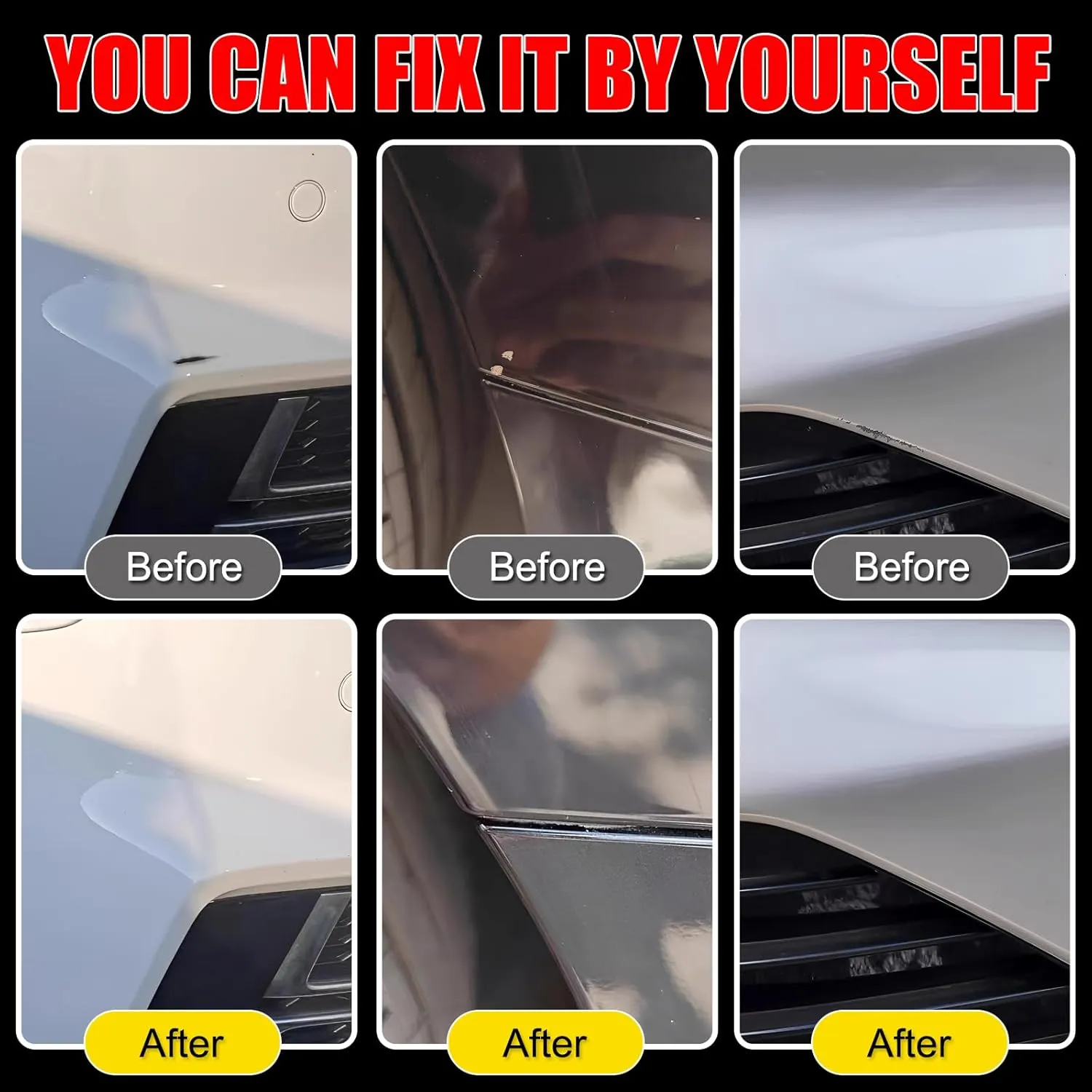 Car Touch Up Paint(Moonstone Gray Metallic(GXD/WA130H)) for Buick, Car Paint Scratch Repair Kit, Quick & Easy Solution to Repair, 2 in 1 Scratch Remover Pen with 2PCS Disposable Micro Applicators