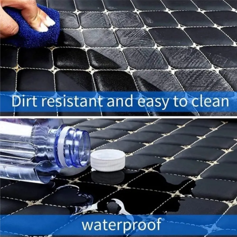 Car Trunk Mat for Suzuki Vitra 2016-2023 Trunk Liner Car Trunk Mat Protector Waterproof Scratch Resistant Car Cargo Protection Pallet Mat,Black