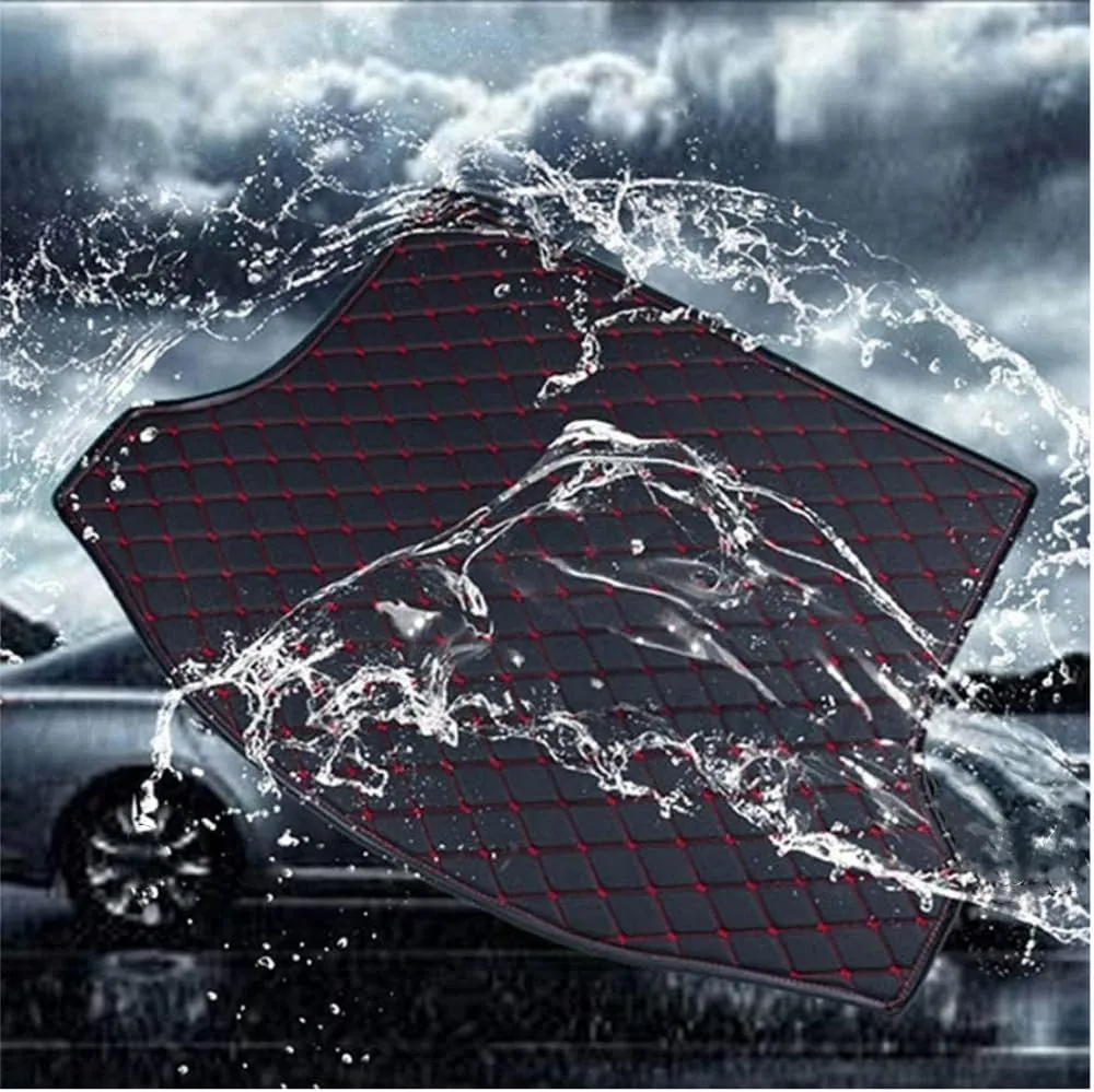Car Trunk Mat for Suzuki Vitra 2016-2023 Trunk Liner Car Trunk Mat Protector Waterproof Scratch Resistant Car Cargo Protection Pallet Mat,Orange
