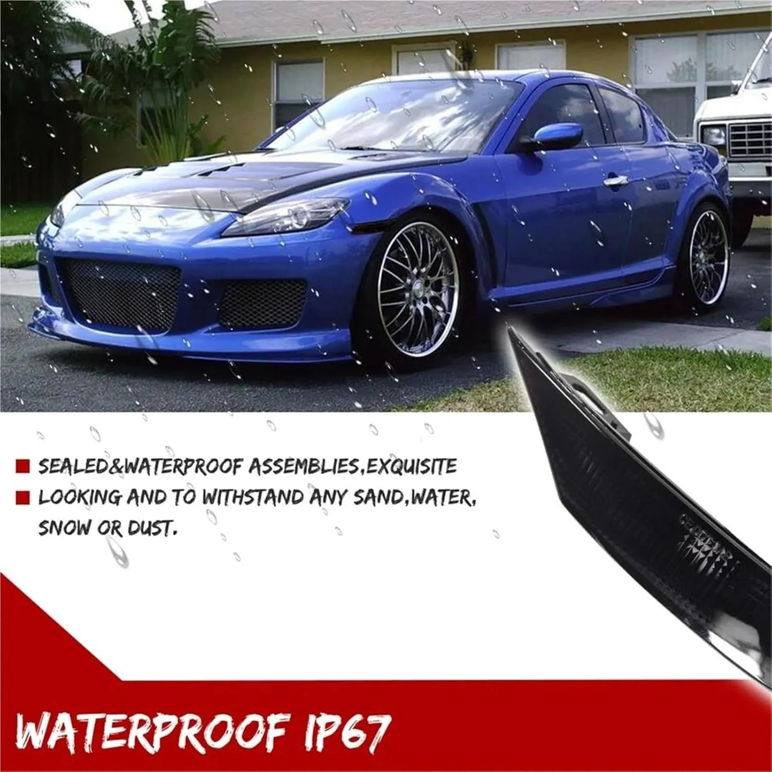Car Turn Signal Light for Mazda RX-8 2004-2008 Mirror Indicator Light