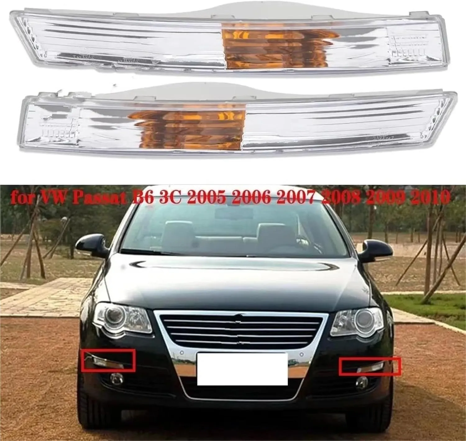 Car Turn Signal Light for VW for Passat B6 3C 2005-2010 for VW for Magotan Mirror Indicator Light
