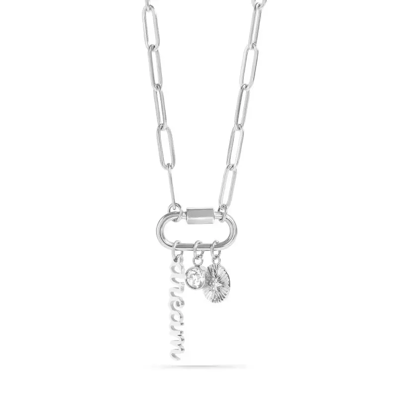 Carabiner Dream Charm Paperclip Necklace