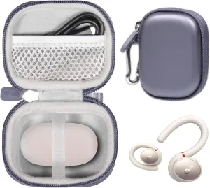 CaseSack Case for Soundcore by Anker, Soundcore Sport X10 True 5.2 Workout Headphones (Blue)