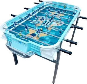 Champion Pro 3 Stars Foosball Table Adult Size - Game Tables for Adults with Balls & Players - 55 Inches Soccer Table Game for Indoor & Outdoor Use - Weatherproof Perfect for Tournaments