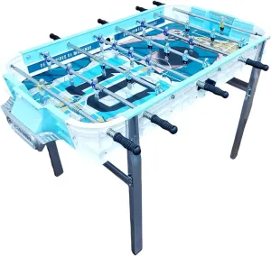 Champion Pro World Cup Foosball Table Adult Size - Game Tables for Adults with Balls & Players - 55 Inches Soccer Table Game for Indoor & Outdoor Use - Weatherproof Perfect for Tournaments