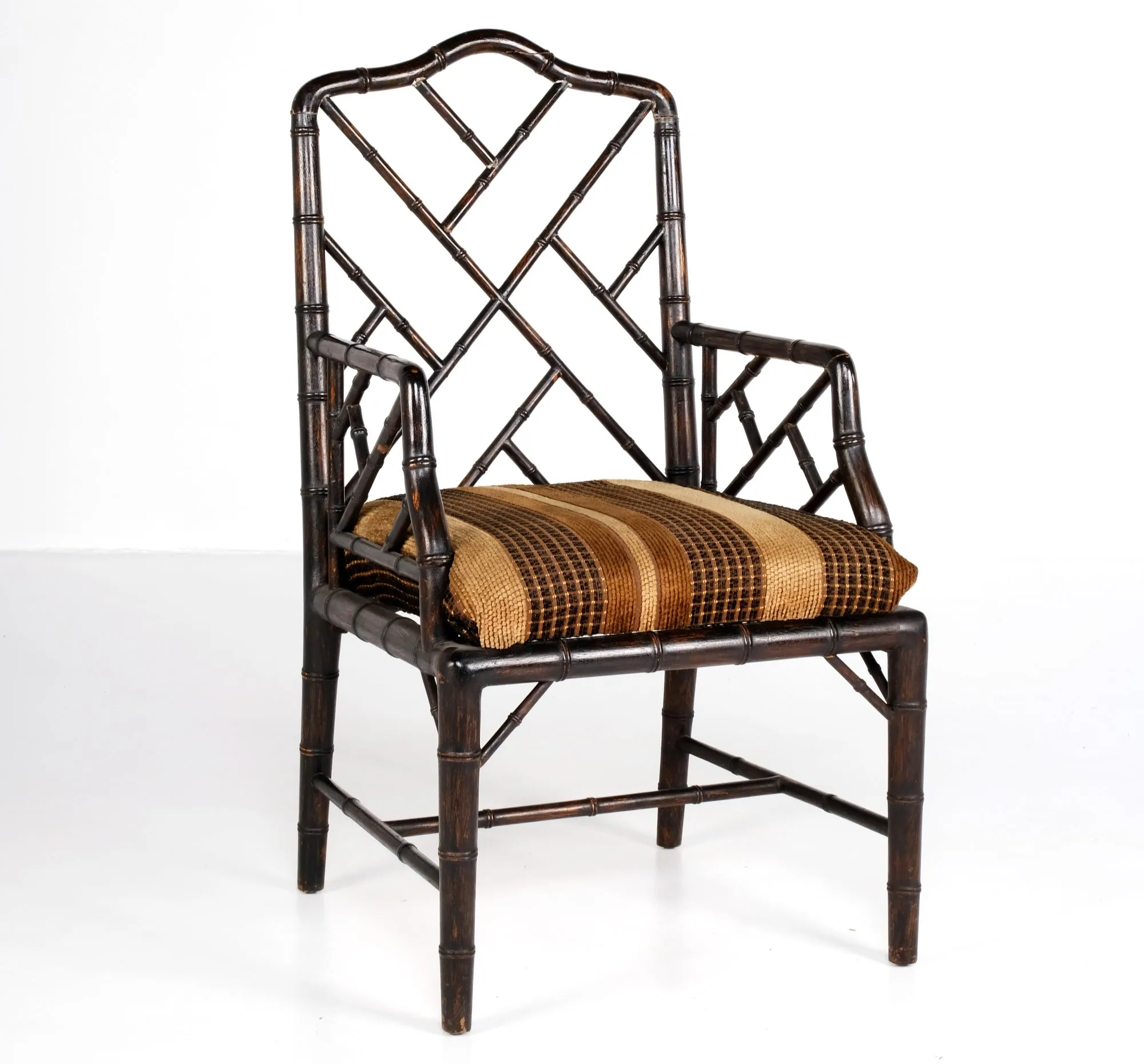 CHINESE CHIPPENDALE STYLE ARMCHAIRS