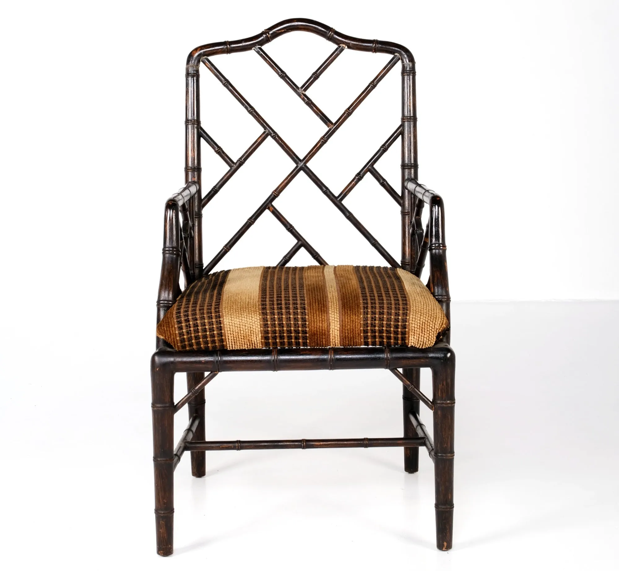 CHINESE CHIPPENDALE STYLE ARMCHAIRS