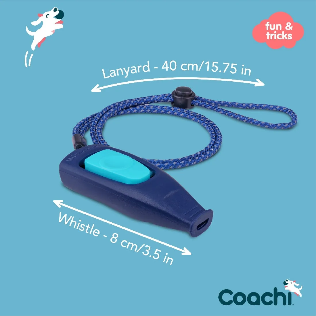 Coachi Whizzclick Navy & Light Blue