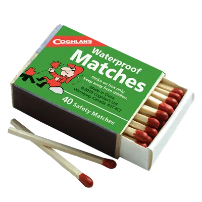 Coghlans Waterproof Matches - 4 Pack