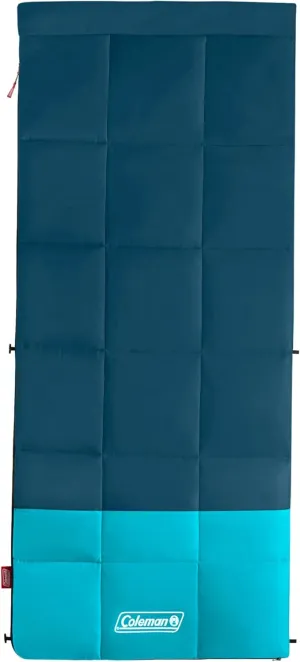 Coleman Kompact Cool-Weather Sleeping Bag, 20°F/30°F/40°F Adult Sleeping Bag with Heat Retention, Stuff Sack, & Snag-Free Zipper