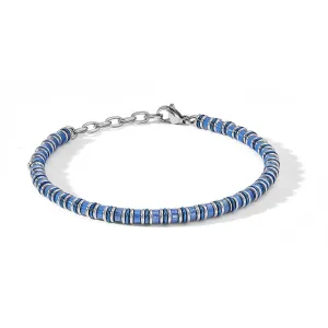 Comete Bracelet District steel finishes pvd blue ceramic ubr 1106