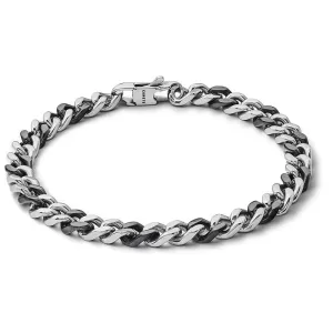 COMETE CHAIN ​​STEEL AND STEEL STEEL BLACK PVD FINISH UBR 1022