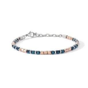 Comete Mineral steel bracelet finishes pvd gold pink hematite ubr 1226