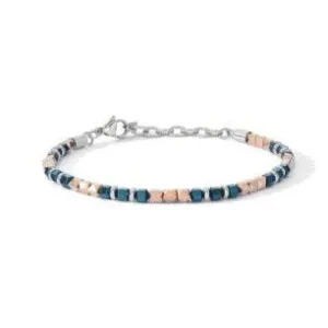 Comete Mineral steel bracelet finishes pvd gold pink hematite ubr 1226