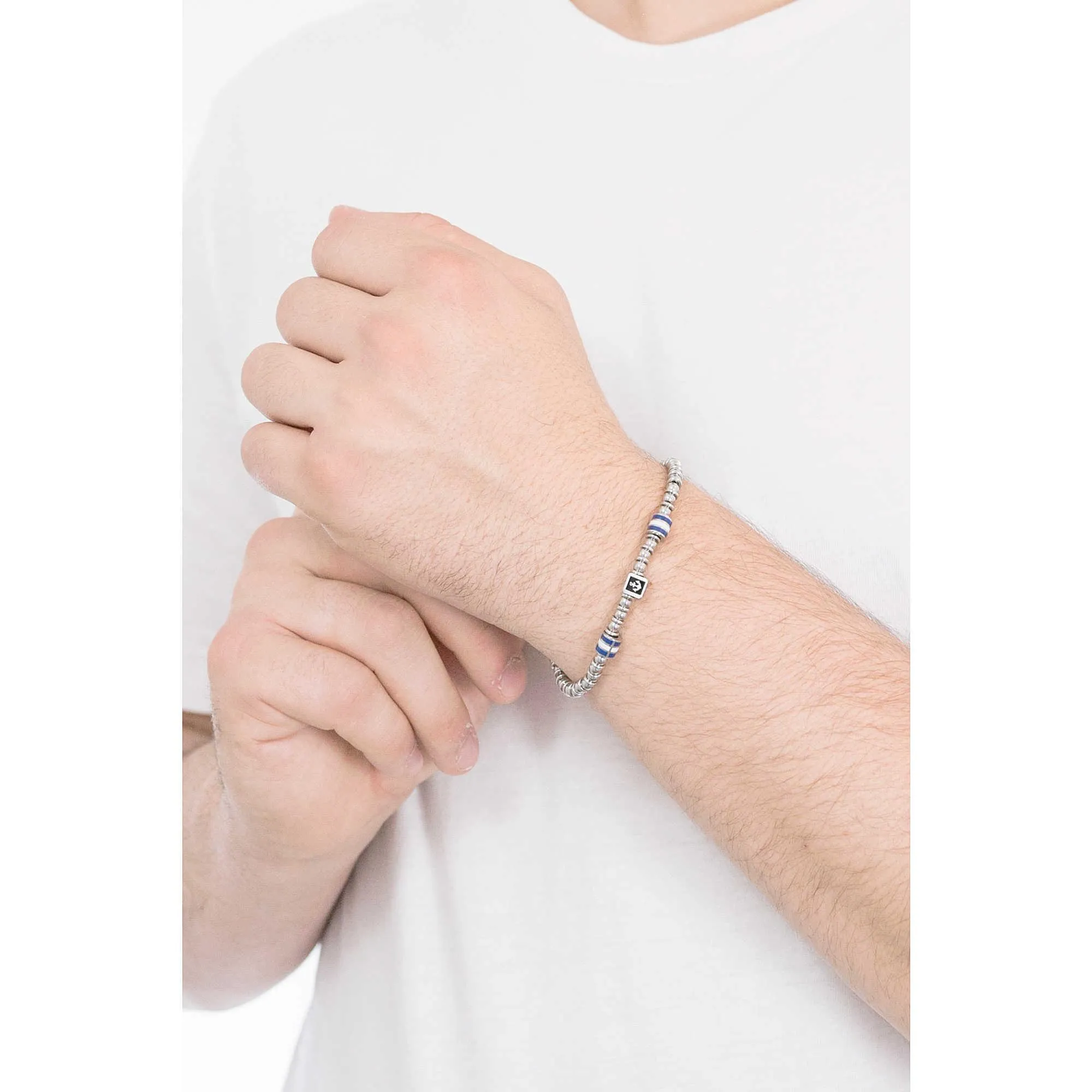 Comete navy bracelet 21cm nail polish steel ubr 984