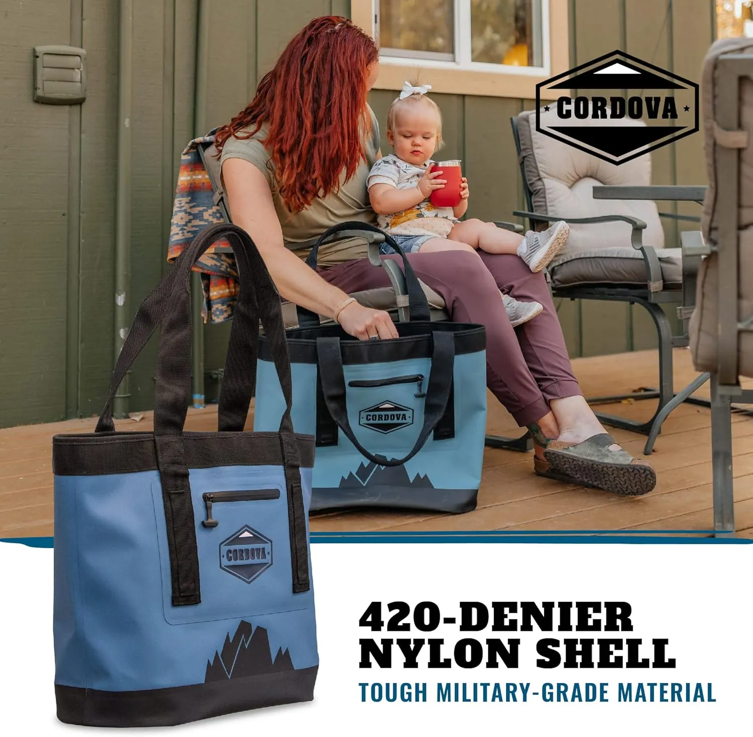 Cordova Outdoors Backcountry Tote - Durable, Added Storage, Easy to Haul Non-Insulated Ballistic Nylon