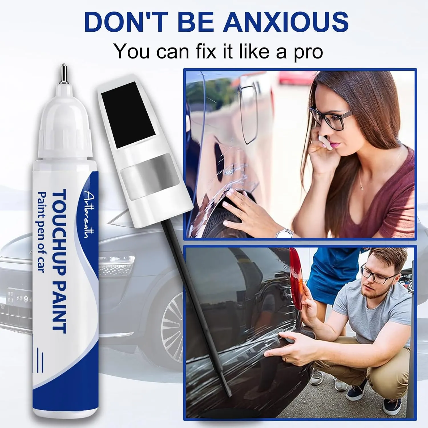 Crystal White Pearl(K1X) Touch Up Paint for Subaru-Exact Match–Chips and Nicks Car Paint Scratch Repair Kit Automotive Paint Pen for Ascent-models/BRZ/Crosstrek/Forester-models/Impreza/WRX/XV
