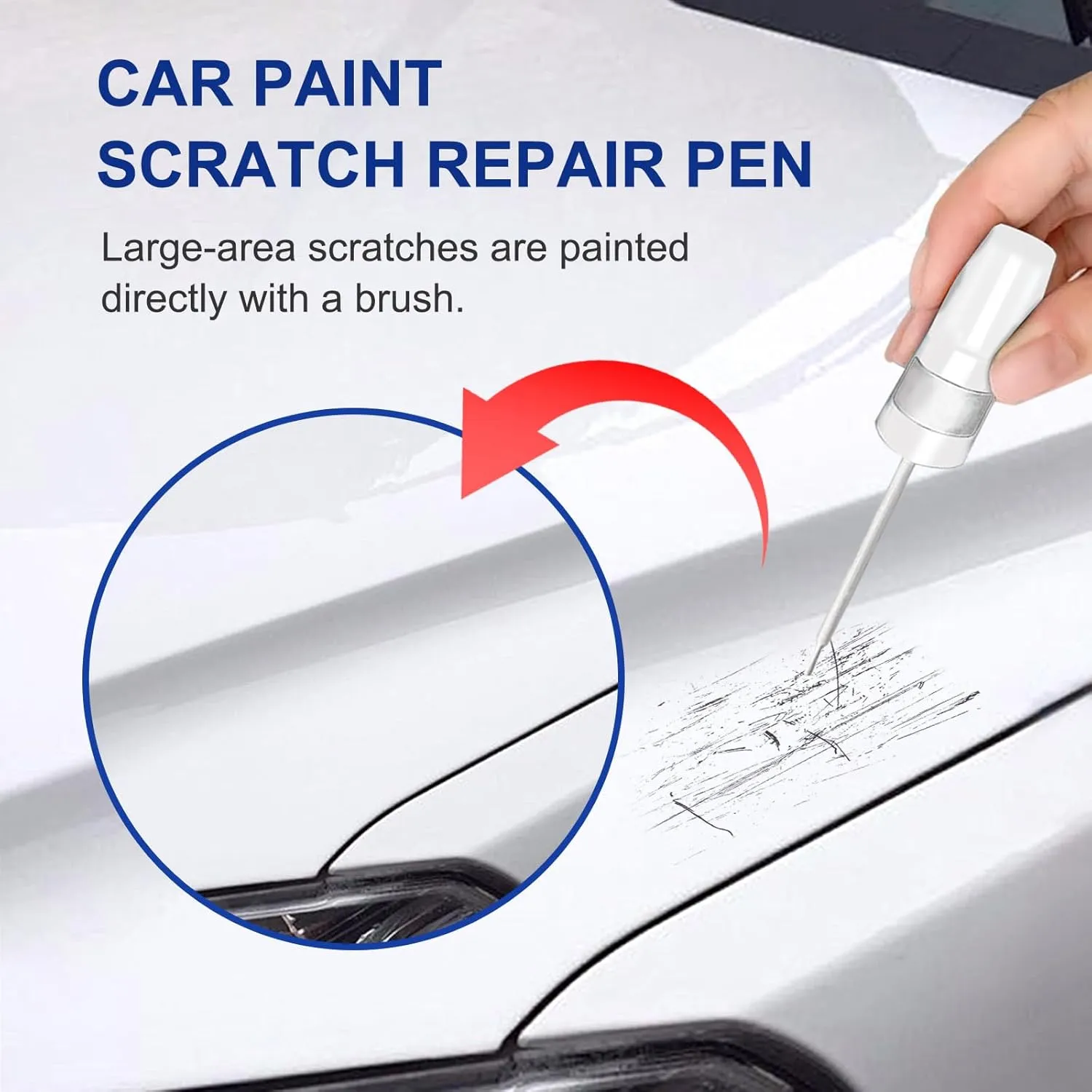 Crystal White Pearl(K1X) Touch Up Paint for Subaru-Exact Match–Chips and Nicks Car Paint Scratch Repair Kit Automotive Paint Pen for Ascent-models/BRZ/Crosstrek/Forester-models/Impreza/WRX/XV