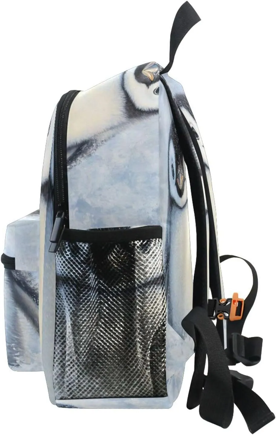 Custom Kid's Name Backpack,Emperor Penguin Baby Toddler Backpack for Daycare Travel, Personalized Name Preschool Bookbags for Boys Girls