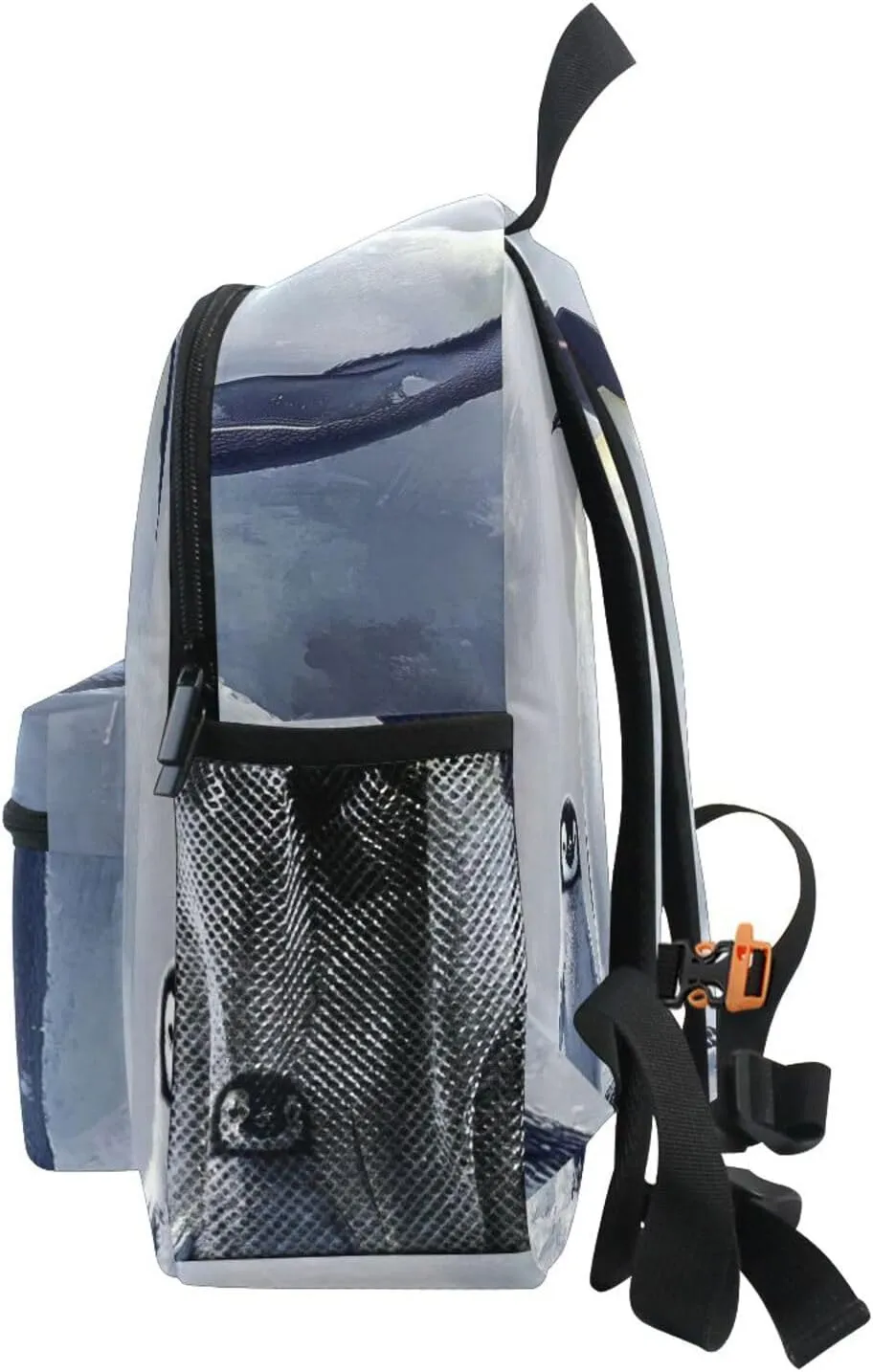 Custom Kid's Name Backpack,Emperor Penguin Toddler Backpack for Daycare Travel, Personalized Name Preschool Bookbags for Boys Girls