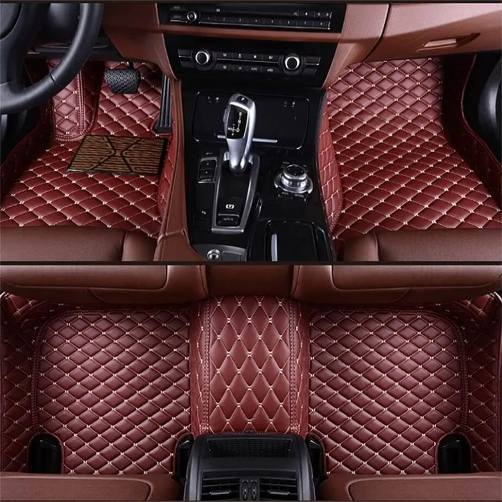 Customized Car Mats are Suitable for Borgward BX5 / 2017-2020 Year Waterproof Lining Full Set of Environmentally Friendly Flooring (Beige,BX5 / 2017-2020 Year)