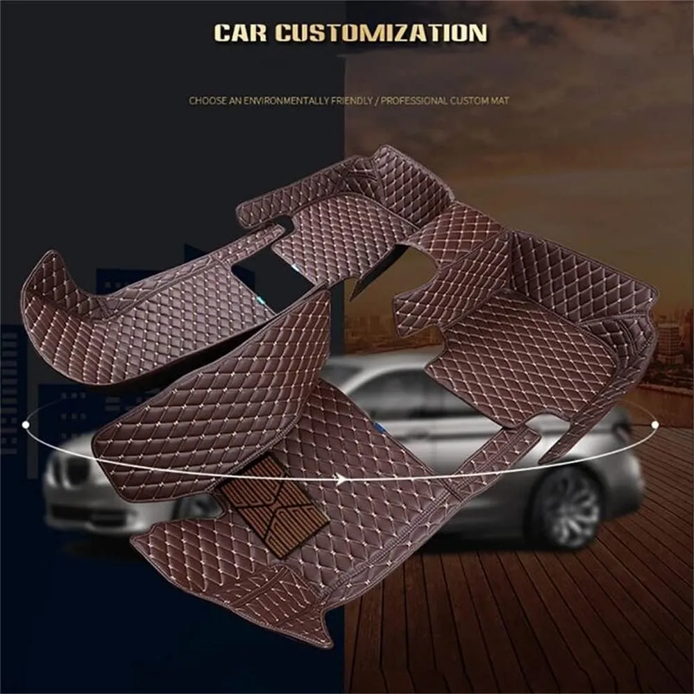 Customized Car Mats are Suitable for Borgward BX5 / 2017-2020 Year Waterproof Lining Full Set of Environmentally Friendly Flooring (Beige,BX5 / 2017-2020 Year)