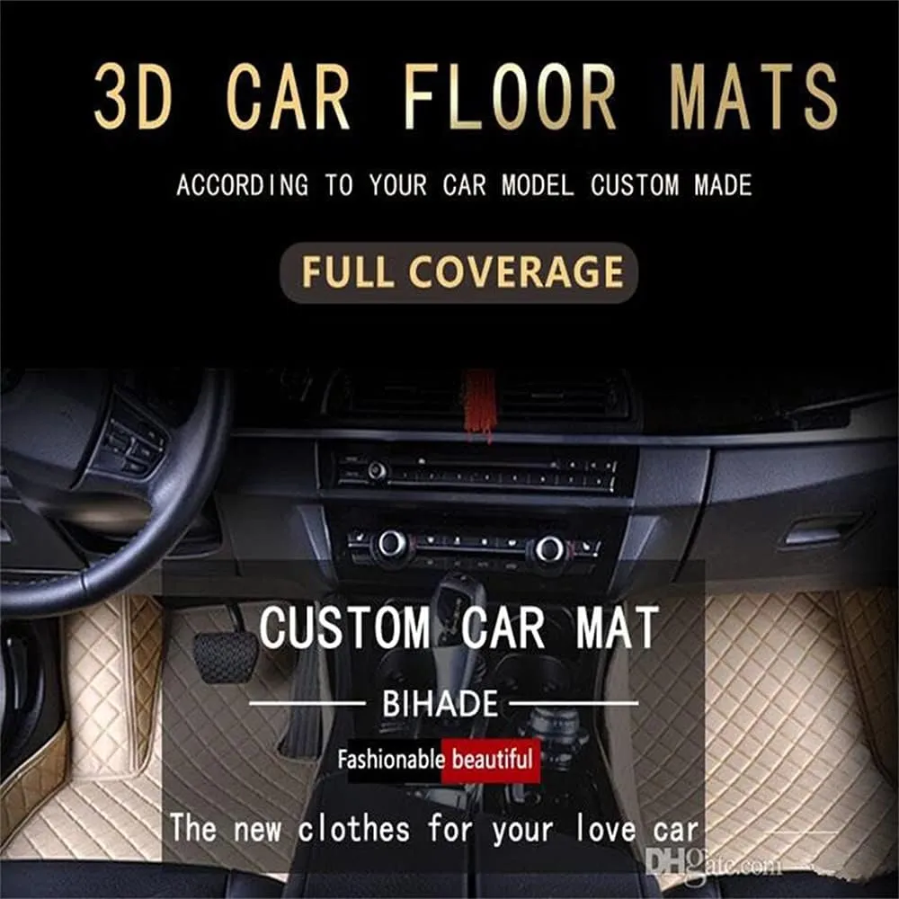 Customized Car Mats are Suitable for Borgward BX5 / 2017-2020 Year Waterproof Lining Full Set of Environmentally Friendly Flooring (Beige,BX5 / 2017-2020 Year)