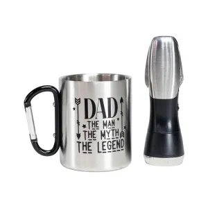 DAD. THE MAN, THE MYTH, THE LEGEND : FLASHLIGHT & MUG GIFT SET
