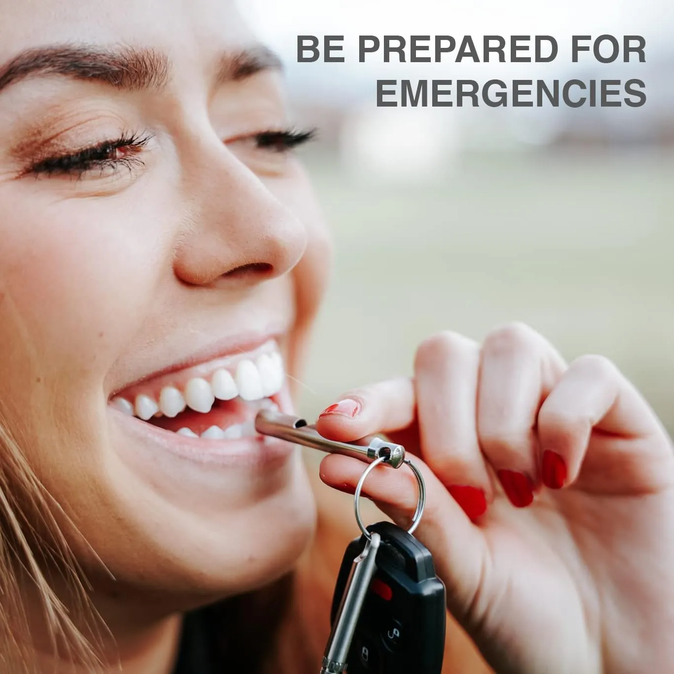 DAILYCARRYCO. TiWhistle - Titanium Emergency Whistle (Polished)