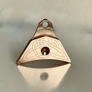 Decorated Logan Ventura Brass Sheepdog Whistle