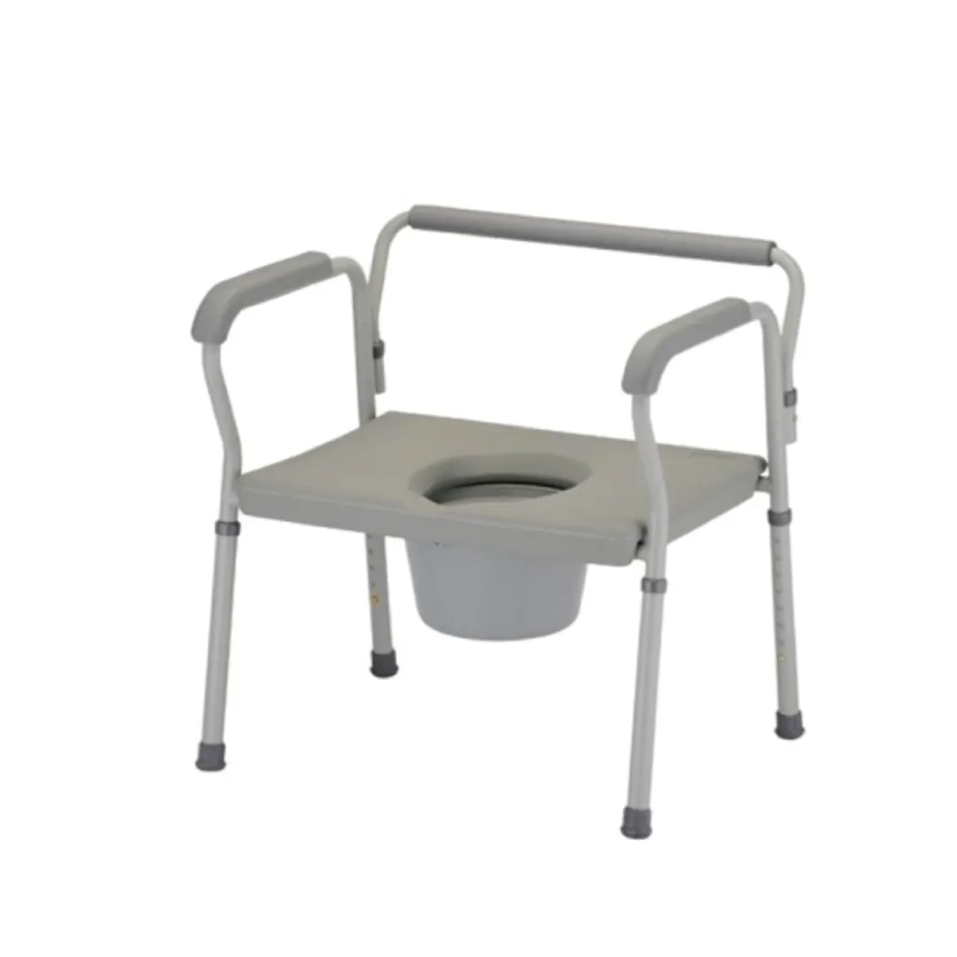Deluxe Heavy Duty Xl Epoxy Commode Chair 23 inch