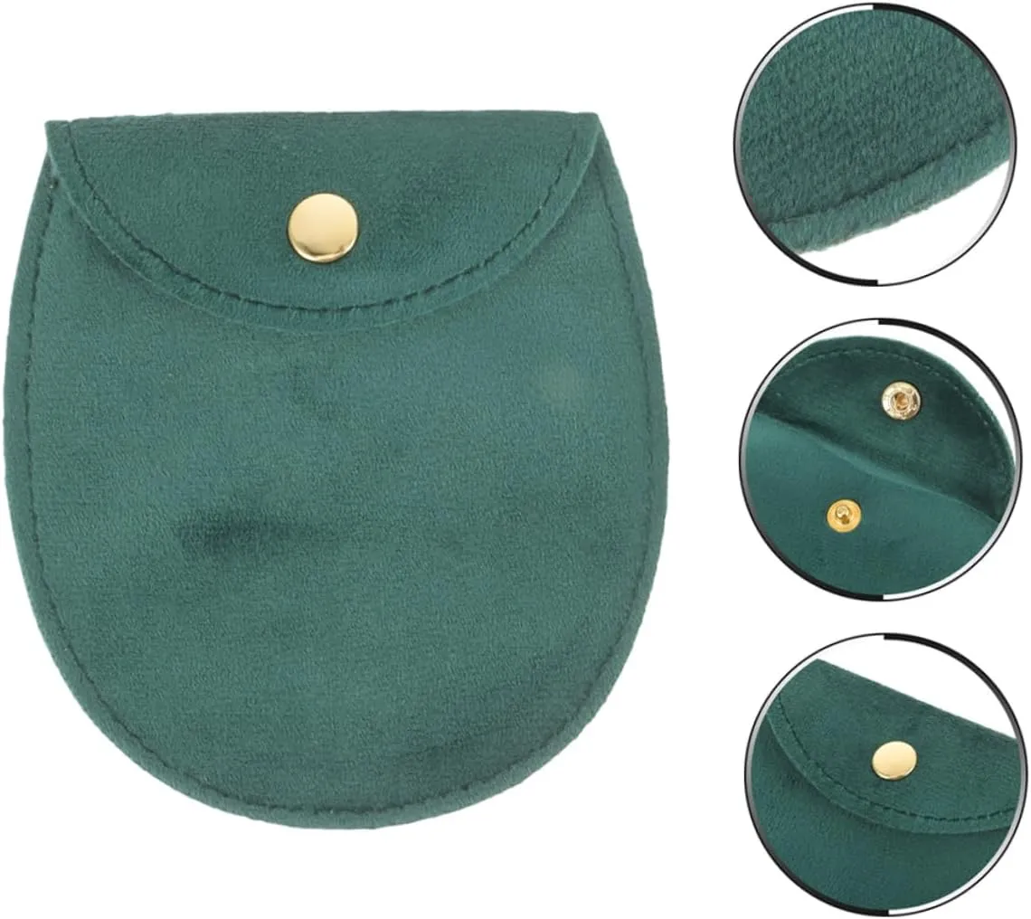 Didiseaon 4sets Soft Cloth Watch Pouch Travel Watch Box Jewelry Pouch Earring Bag Compact Jewelry Storage 10pcs*4