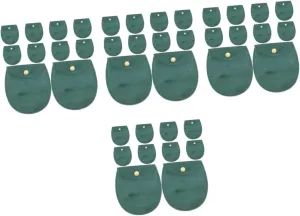 Didiseaon 4sets Soft Cloth Watch Pouch Travel Watch Box Jewelry Pouch Earring Bag Compact Jewelry Storage 10pcs*4