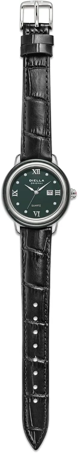 Diella Luxury Watches for Men and Women with Japanese Quartz Movement,Date Luminous, Waterproof