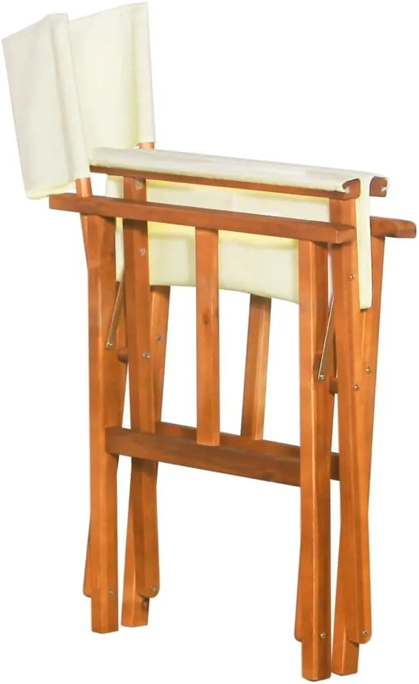 Director's Chair,Outdoor Furniture,Camping Chair,Foldable for Easy Storage and Transport,Used for Campsite, Beach, Sports Pitch,Fishing,Lawn, Deck, Solid Acacia Wood