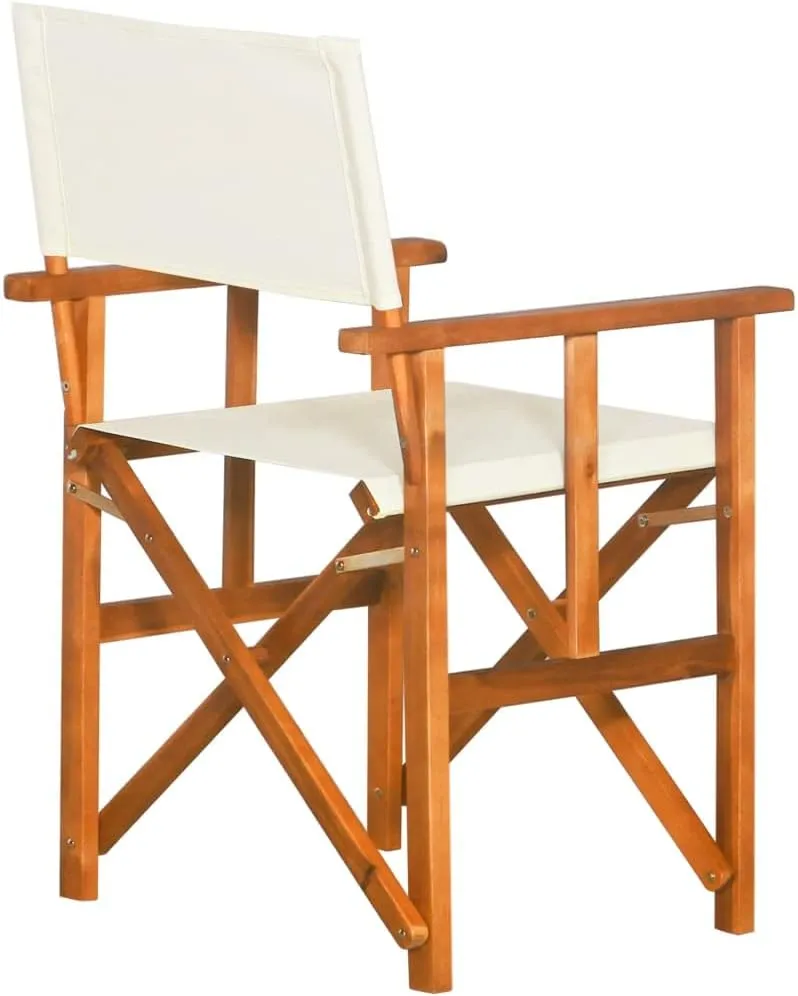 Director's Chair,Outdoor Furniture,Camping Chair,Foldable for Easy Storage and Transport,Used for Campsite, Beach, Sports Pitch,Fishing,Lawn, Deck, Solid Acacia Wood
