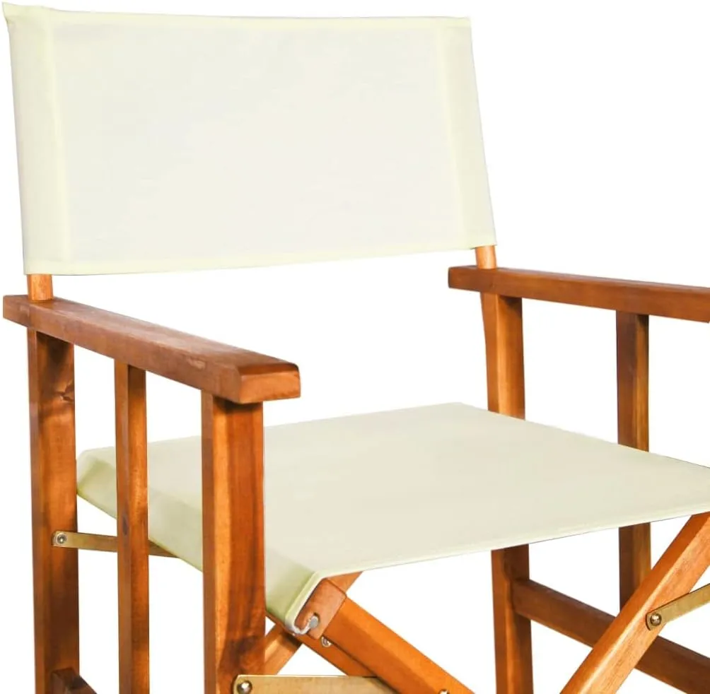 Director's Chair,Outdoor Furniture,Camping Chair,Foldable for Easy Storage and Transport,Used for Campsite, Beach, Sports Pitch,Fishing,Lawn, Deck, Solid Acacia Wood