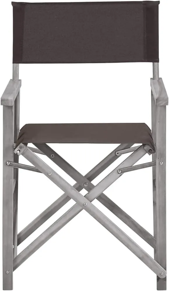 Director's Chairs 2 pcs,Outdoor Furniture,Camping Chair,Foldable for Easy Storage and Transport,Used for Campsite, Beach, Sports Pitch,Fishing,Lawn, Deck, Solid Acacia Wood