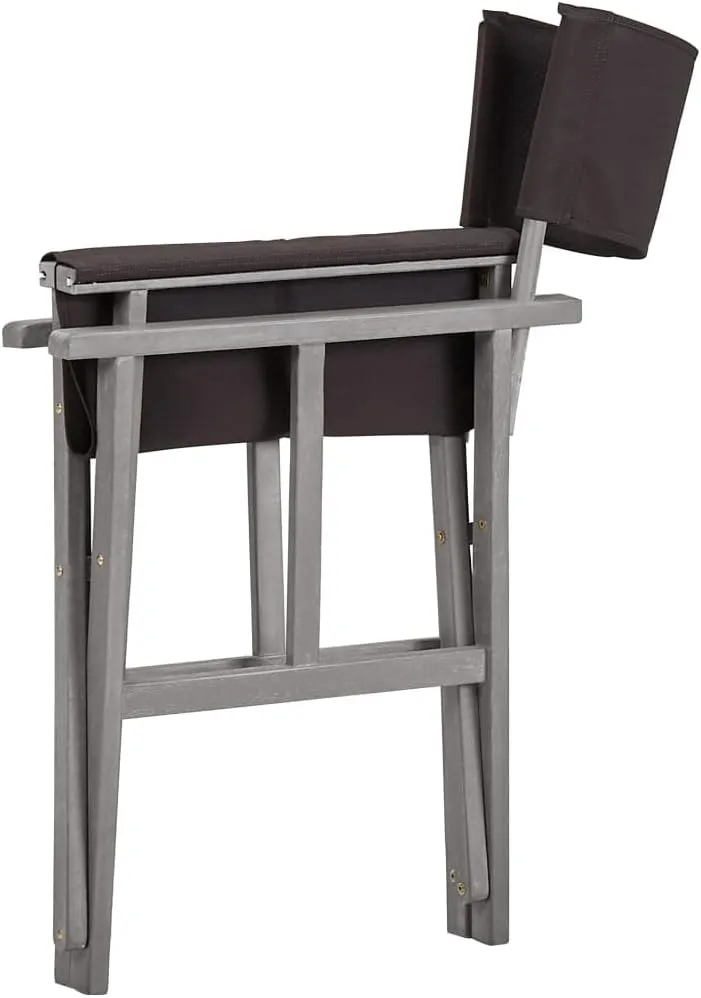 Director's Chairs 2 pcs,Outdoor Furniture,Camping Chair,Foldable for Easy Storage and Transport,Used for Campsite, Beach, Sports Pitch,Fishing,Lawn, Deck, Solid Acacia Wood