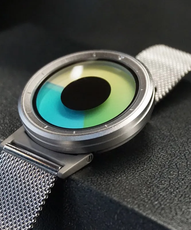 DIY Black Stainless Steel Waterproof Luminous Watch