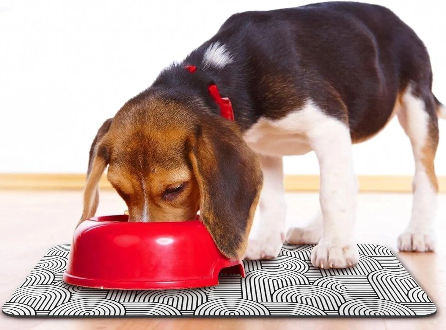 Dog Food Mats for Floors Waterproof, Dog Cat Water Bowl Mats Pet Feeding Absorbent Mat Dog Cat Pet Placemats for Food and Water Bohemia 24 * 32 inch