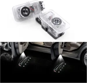 Doors Puddle Lights for Volvo XC90 XC60 XC40 S90 S60 V90 V60,Car Door Welcome Light Accessories,Car Door LED Light Logo Projector (Type B Logo)