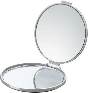 Double-Sided Mirror, 1X/ 3X Magnification, Compact Portable Folding Mirror Makeup Travel