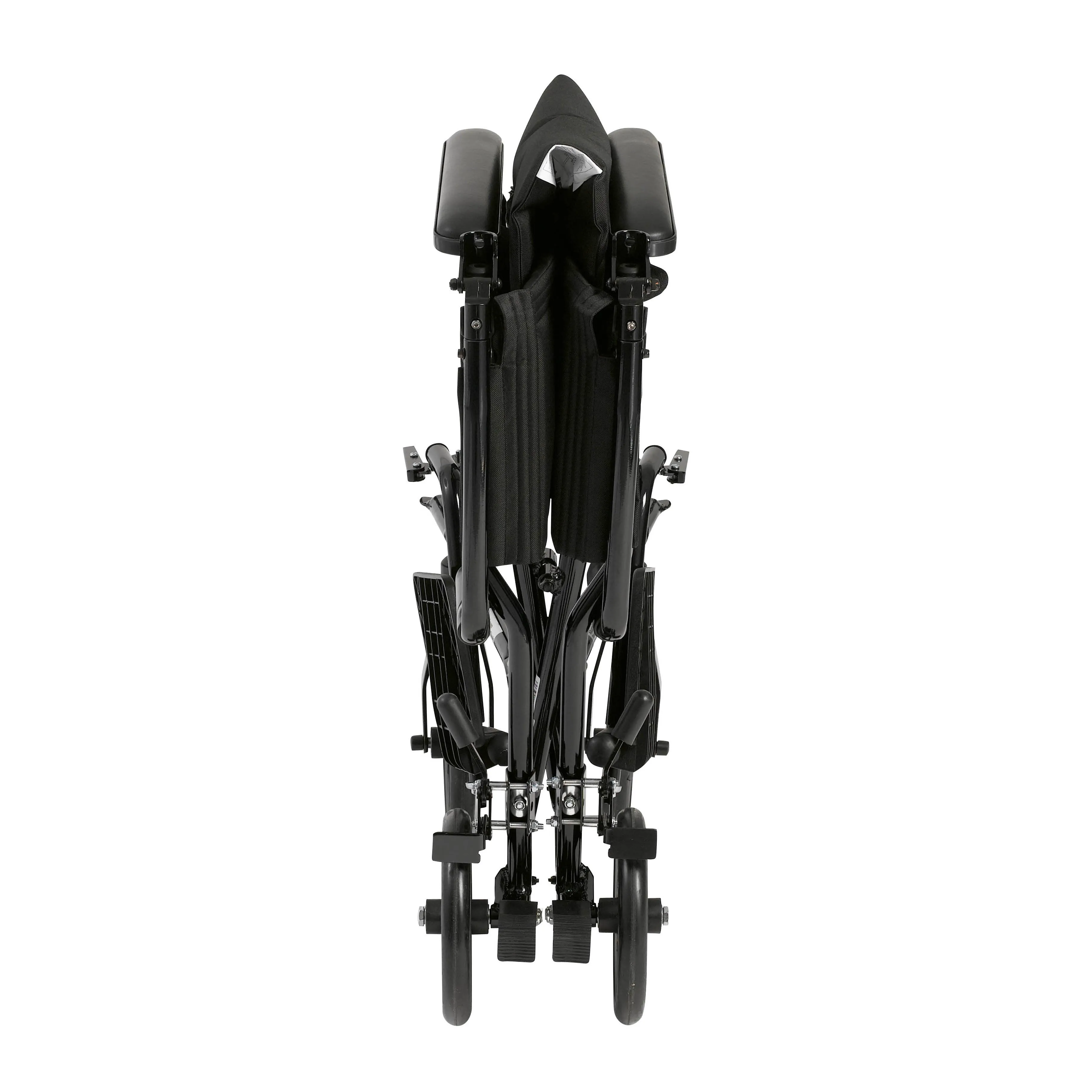 drive™ Transport Chair, Black, 17-Inch Seat Width
