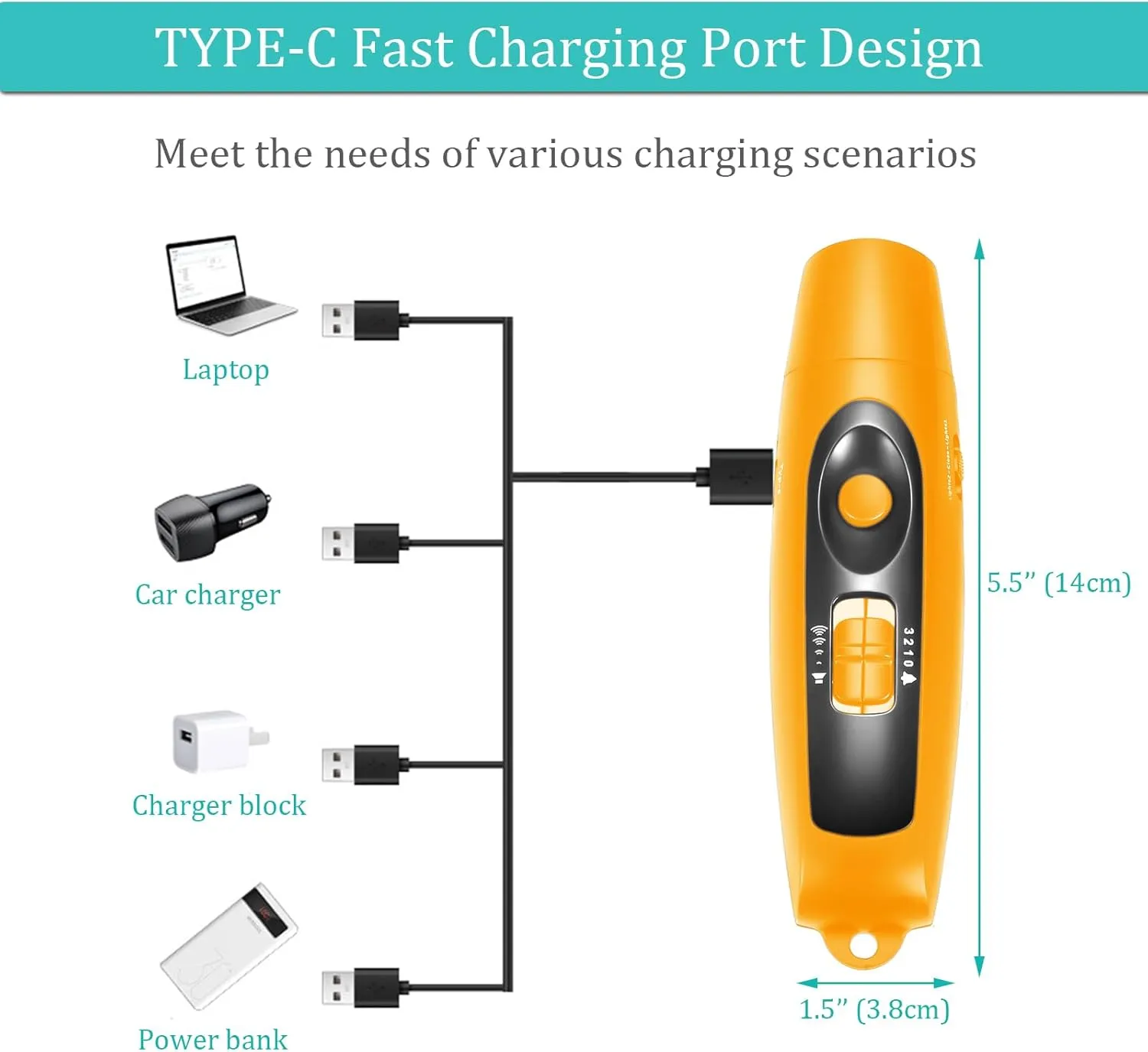 Electronic Whistle Rechargeable for Referees Coaches Teachers Electric Whistle Handheld Blowless Whistles with Lanyard for Outdoor Emergency Pet 4 Tones High Volume USB Charging