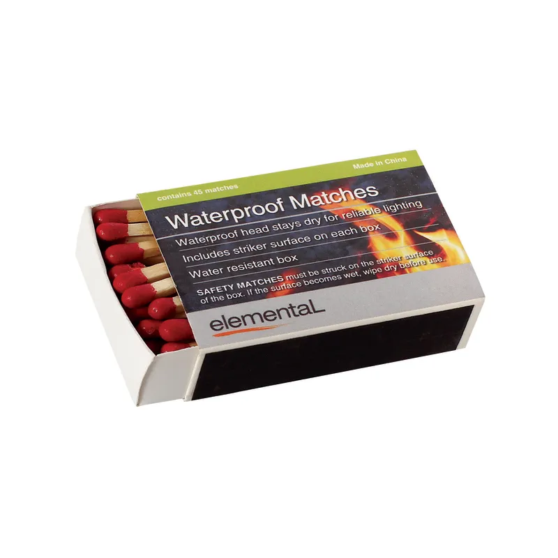 Elemental Waterproof Matches 10 Box - Clearance