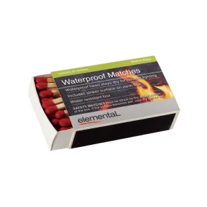 Elemental Waterproof Matches 10 Box - Clearance