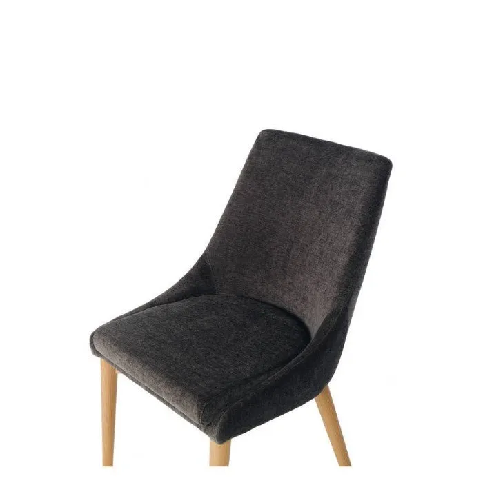 Eva Dining Chair - Dark Grey Danny