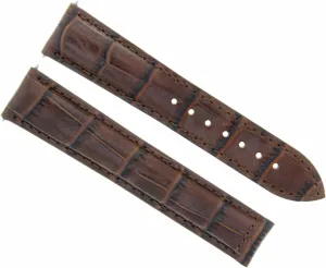 Ewatchparts 18mm Leather Watch Band Strap Compatible With Omega Seamaster Speedmaster Moon Watch Light Brown