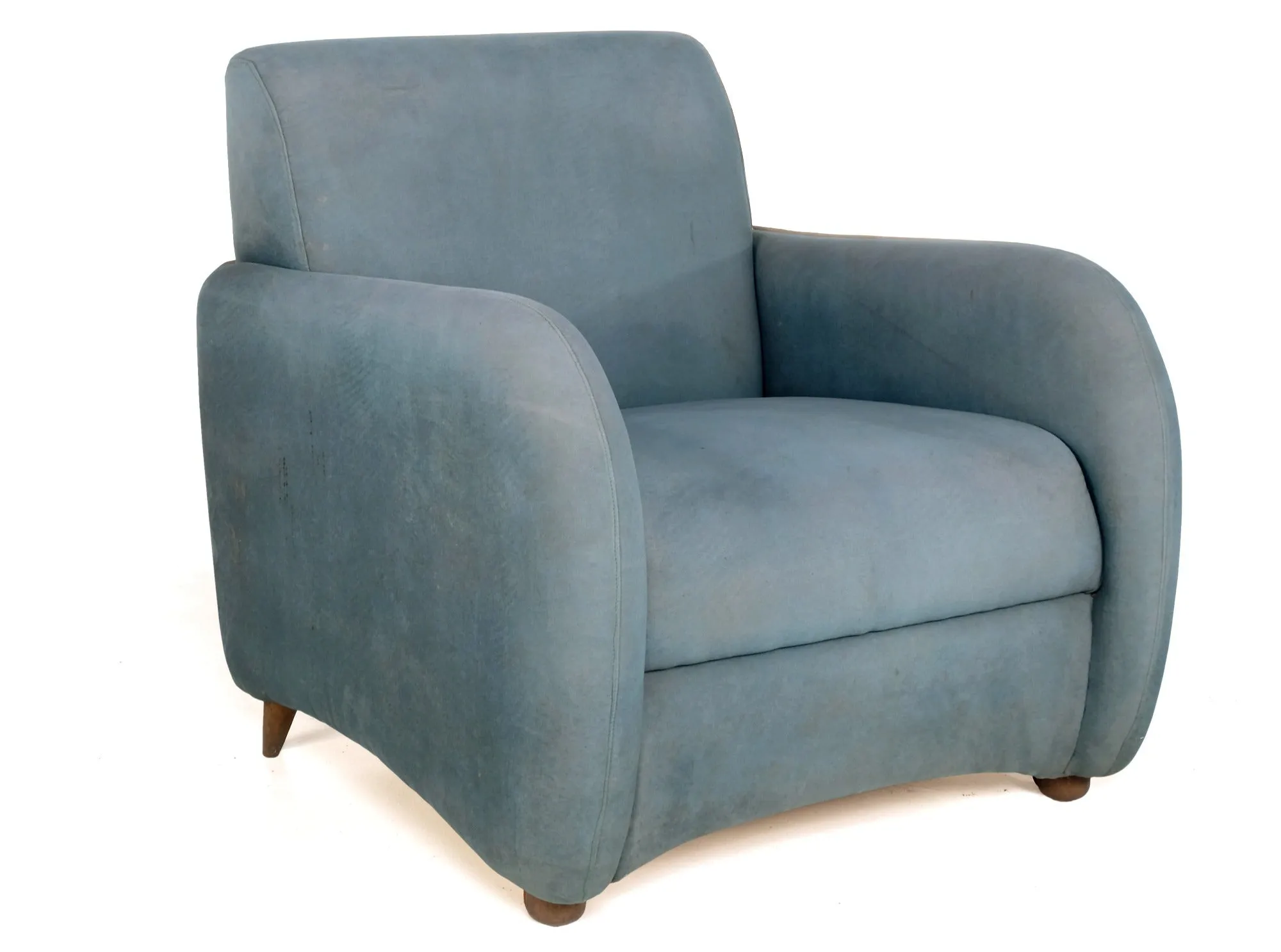 FABRIC LIGHT BLUE ARMCHAIR